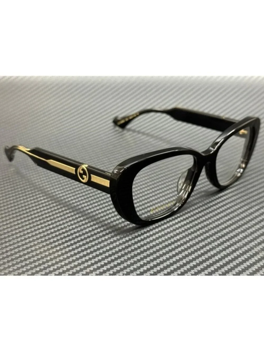 New Gucci Women Black Eyeglasses 54-17-145